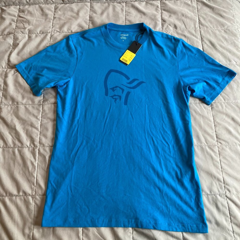 Norrona Blue Viking Shirt, Men's Medium